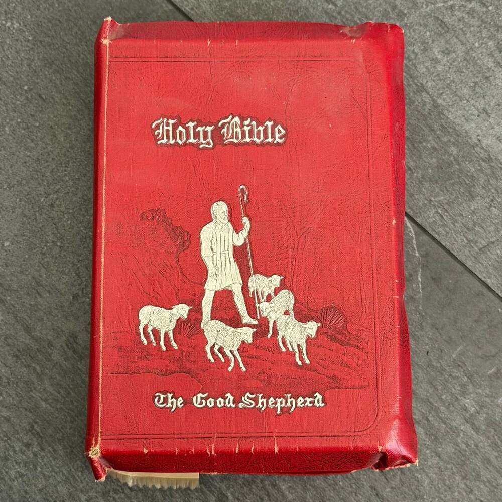 Good Shepherd Edition Holy Bible Illustrated Winston 1946 Inscribed